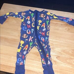 Little Sleepies Alphabet Kids One Piece